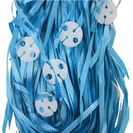Clipped Ribbons Turquoise 25/ Pack