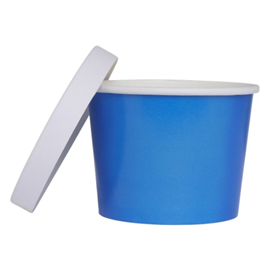 Five Star Paper Luxe Tub W/ Lid Sky Blue 5/PK