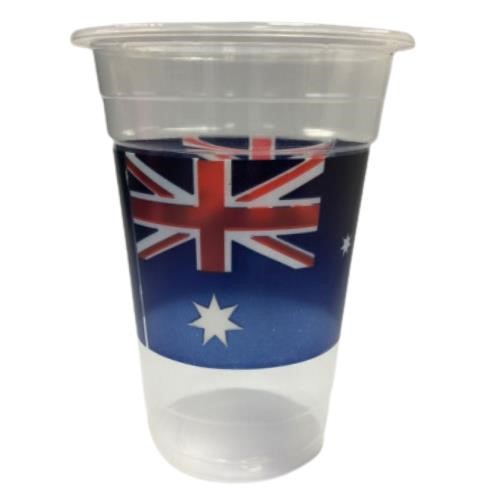 Aussie Day Plastic Cup 473ml 8pk 
