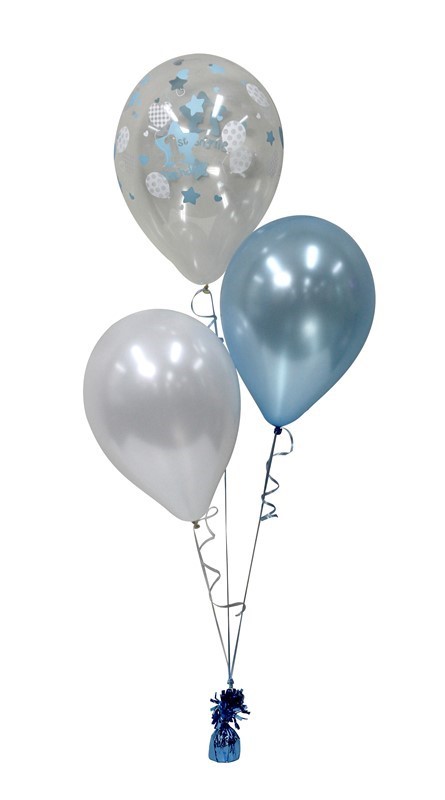 Balloon Arrangement 1St Birthday Boy 3 Balloons 112