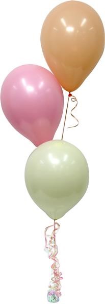 Balloon Arrangement Pastel Girl 3 Balloons 111
