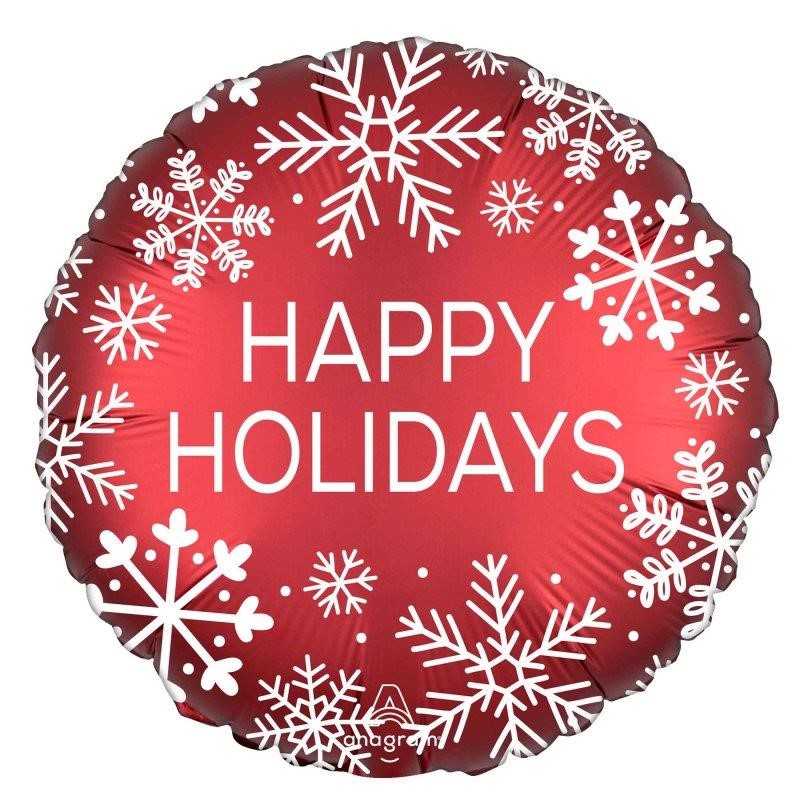 Balloon Foil 18 Xmas Snowflake Uninflated 