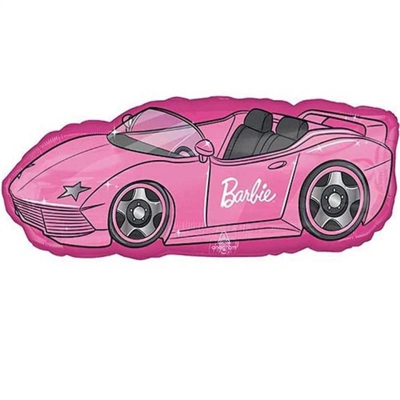 Balloon Foil 38 Barbie Roadster Uninflated 