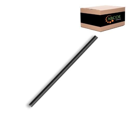 Biopak Paper Straws Cocktail Black 2500CTN