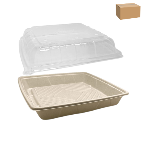 Greenmark Platter Deep 12 With Lid 100CTN