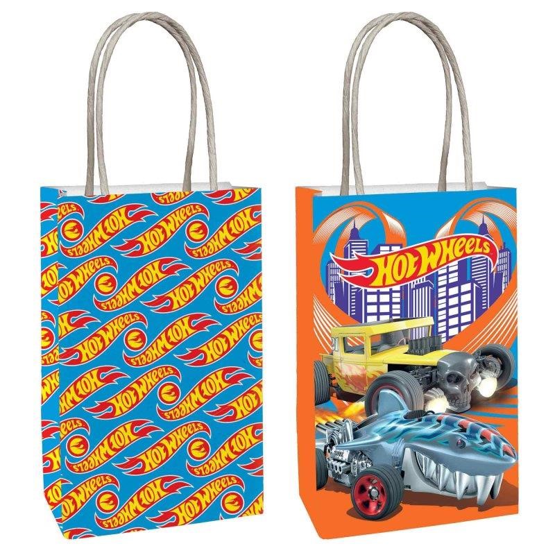 Hot Wheels Kraft Paper Bag 8pk