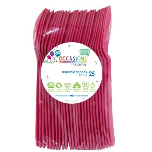 Magenta Spoon 25 Pack