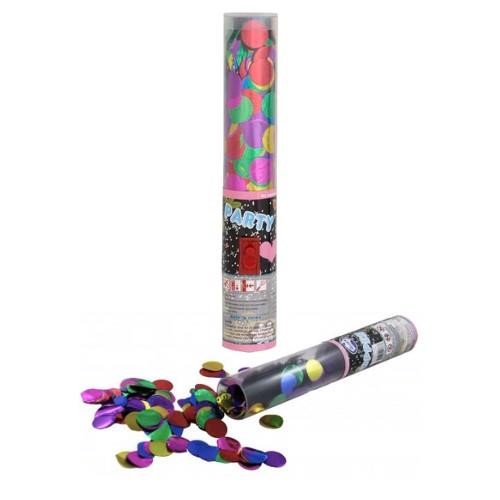 Party Popper Press Button Foil Confetti 25Cm 