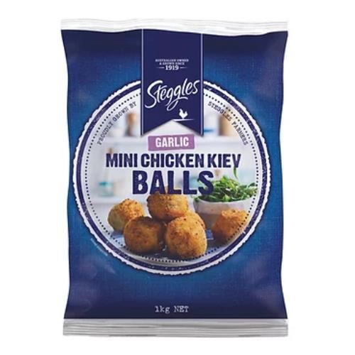 Steggles Mini Garlic Kiev Balls 1kg