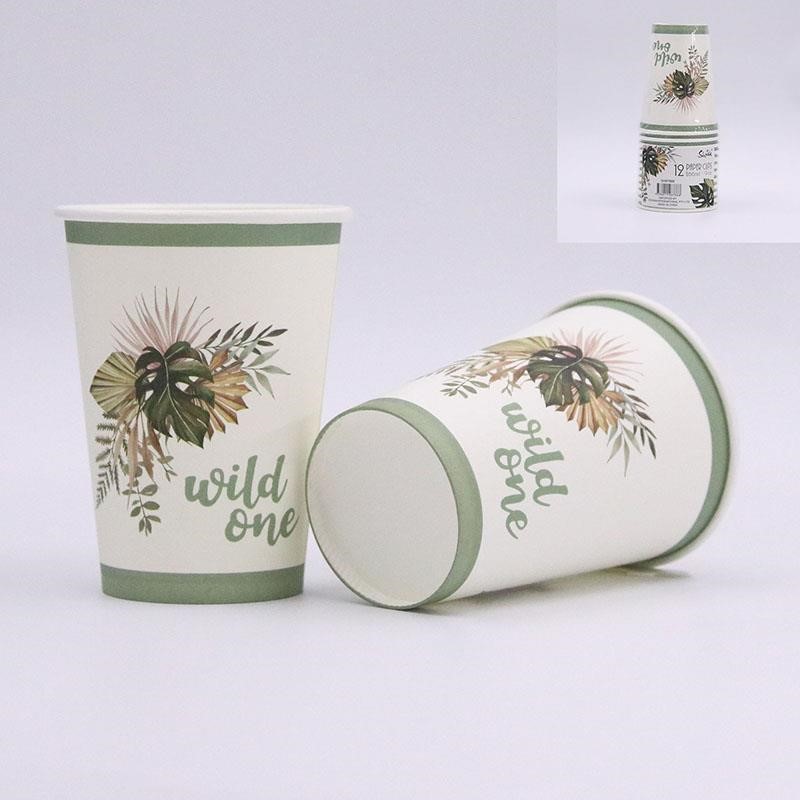 Wild One Paper Cup 266ml 12 Pack