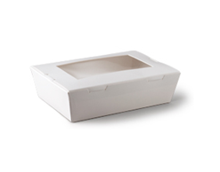 Detpak Lunch Box Small Window White 200/CTN