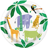 ANIMAL SAFARI 9 PAPER PLATE 8PK 73925