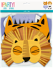 ANIMAL SAFARI PAPER MASK 8PK 73926