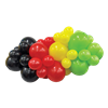 BALLOON ARRANGEMENT PANTHER PRIDE GARLAND 1M