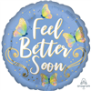 BALLOON FOIL 18 FEEL BETTER SOON BUTTERFLIES UNINFLATED