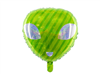 BALLOON FOIL 20 ALIEN HEAD GREEN UNINFLATED