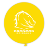 BALLOONS SUPPORTER BRONCOS 90CM 1PK UNINFLATED