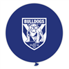 BALLOONS SUPPORTER BULLDOGS 90CM 1PK UNINFLATED