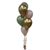 Balloon Arrangement Neutral Green Gold  Cream 213