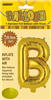 BALLOON FOIL 14 GOLD B  SelfInflating