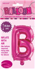 BALLOON FOIL 14 HOT PINK B  SelfInflating