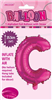 BALLOON FOIL 14 HOT PINK C  SelfInflating