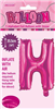 BALLOON FOIL 14 HOT PINK H  SelfInflating