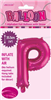 BALLOON FOIL 14 HOT PINK P  SelfInflating