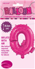 BALLOON FOIL 14 HOT PINK Q  SelfInflating