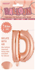 BALLOON FOIL 14 ROSE GOLD D  SelfInflating