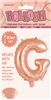 BALLOON FOIL 14 ROSE GOLD G  SelfInflating