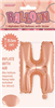 BALLOON FOIL 14 ROSE GOLD H  SelfInflating