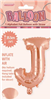 BALLOON FOIL 14 ROSE GOLD J  SelfInflating