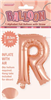 BALLOON FOIL 14 ROSE GOLD R  SelfInflating