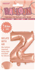 BALLOON FOIL 14 ROSE GOLD Z  SelfInflating