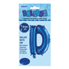 BALLOON FOIL 14 ROYAL BLUE D  SelfInflating