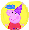 Balloon Foil 17 Peppa Pig  Hat Uninflated