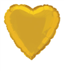 Balloon Foil 18 Heart Gold Uninflated