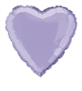 Balloon Foil 18 Heart Lavender Uninflated