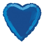 Balloon Foil 18 Heart Royal Blue Uninflated