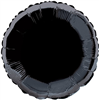 Balloon Foil 18 Round Black Uninflated