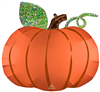 Balloon Foil 26 Satin Pumpkin Super Size