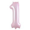 Balloon Foil 34  Matt Pastel Pink 1 Uninflated