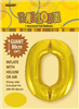 Balloon Foil 34 Gold 0 Uninflated