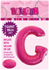 Balloon Foil 34 Hot Pink G Uninflated