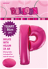 Balloon Foil 34 Hot Pink P