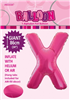 Balloon Foil 34 Hot Pink X Uninflated