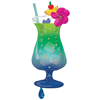 Balloon Foil 37 Tropical Blue Drink Uninflated 