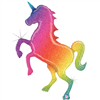 Balloon Foil 54 Holographic Glitter Rainbow Unicorn Uninflated 