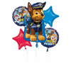 Balloon Foil Bouquet Paw Patrol 5Pk Uninflated